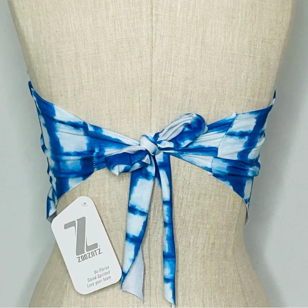 NEW Florida Gators ZooZatz Women's Strapless Tie Back Top - Royal ONE SIZE - Picture 6 of 13